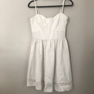 White eyelet sundress
